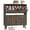 Walnut Brown, variant on VASAGLE Shoe Storage Cabinet with 2 Flip Drawers, Freestanding Narrow Shoe Rack Organizer for Entryway, Fluted Doors, Fits 12-16 Pairs, Walnut Brown