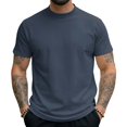thumbnail image 2 of snilers Mens Active Quick Dry Crew Neck T-Shirt Athletic Running Gym Workout Shirts Summer Short Sleeve Basic Tee Tops S-3XL, 2 of 9