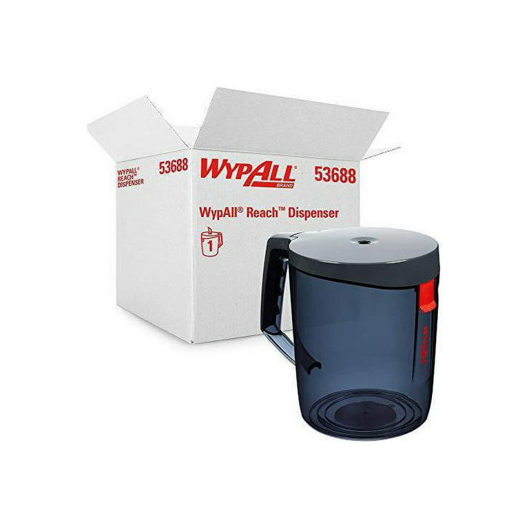Reach Towel System Dispenser, 9.5 x 7 x 8.75, Black/Smoke