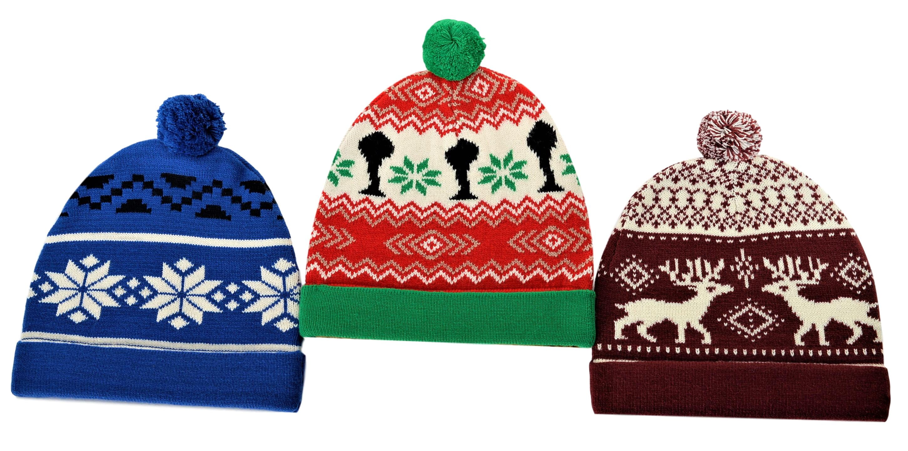 christmas themed winter hats