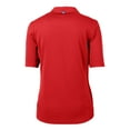 thumbnail image 3 of Women's Cutter & Buck Red Gwinnett Stripers Virtue DryTec Eco Pique Recycled Polo, 3 of 3