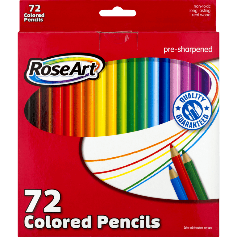 RoseArt Portable Art Set Colored Pencils Markers Paints Crayons Rose Art  1996 for sale online