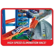 Hot Wheels HW Ultimate Garage Playset with 2 Toy Cars, Stores 100+ 1:64 Scale Vehicles
