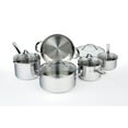 thumbnail image 1 of Frigidaire 10 pc Stainless Steel Cookware Set, 1 of 1