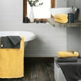 thumbnail image 6 of SEMAXE 8-Piece Cotton Towel Set for Bathroom. 2 Bath Towels , 2 Hand Towels & 4 Washcloths.Yellow & Gray., 6 of 12