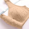 thumbnail image 5 of Thredzr Womens Extra Padded Bra Daisy Comfortable Wirefree Bra Plus Size Comfy Support Bralette Push Up Convenient Breathable No Underwire Bra Complexion 42, 5 of 5