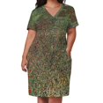 thumbnail image 3 of Woodland scene - Gustav Klimt Loose Pocket Dress luxury evening dresses 2025 women dresses Woman fashion loose summer dress, 3 of 7