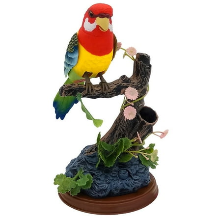

HLONK Chirping Dancing Bird with Motion Sensor Activation Singing Chirping Birds Toy Garden Ornaments Kids Birthday Gift