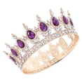 thumbnail image 1 of GOOHOCHY Bridal Golden Crown Baroco Tiara para niñas para niñas Mujeres novias, 1 of 8