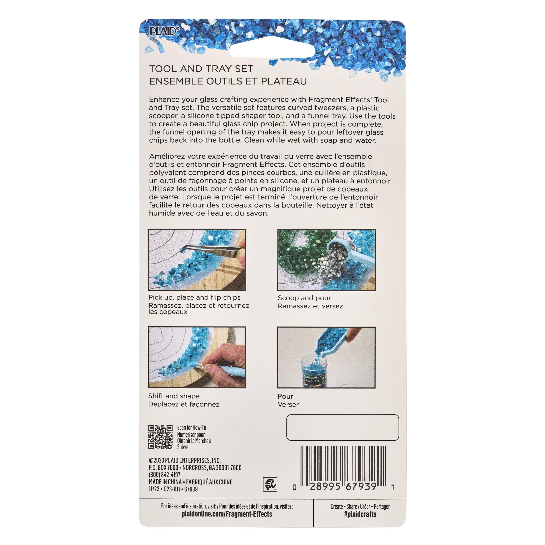 Fragment Effects Tool and Tray Set, Set of 4