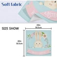 thumbnail image 7 of Dreamtimes Easter Bunny Cloth Napkins Set of 4, Oversized Washable Reusable Polyester Dinner Table Napkins for Family, Restaurant, Party Decor, 20 x 20 Inch, 7 of 7