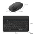 thumbnail image 3 of Visland Multi Device Bluetooth Keyboard Mouse Quick Response Long Standby Time Slim Tablet Noiseless Mini Mouse – Windows Mac Chrome OS Apple TV Compatible, 3 of 8