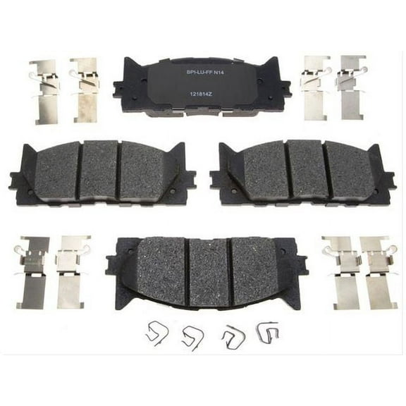 Front Brake Pad Set - Compatible with 2007 - 2017 Toyota Camry 2008 2009 2010 2011 2012 2013 2014 2015 2016