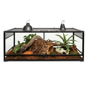 Zilla QuickBuild Terrarium ، موائل الزواحف الزجاجية الأنيقة ، الإعداد السهل ، مناسب لجميع أنواع حيوانات الزواحف ، البرمائيات ، الزواحف ، الثعابين ، أو العناكب ، 48x18x18