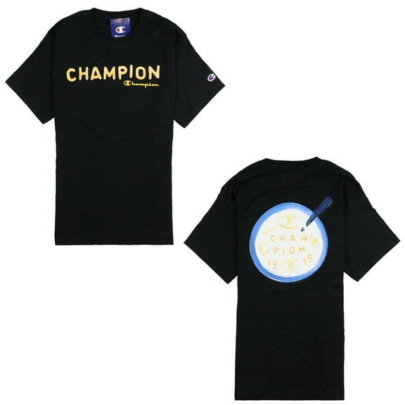 Champion Men's Soup Logo T-Shirt Small Black