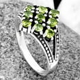 thumbnail image 4 of Natural Peridot 925 Sterling Silver Ring s.7 Jewelry DGR1106_C_7 R-1018, 4 of 7