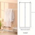 thumbnail image 2 of Clothing Rack Cover for Hanging Clothes Freestanding Bedroom Closet Organization Storage for Hanging Garments Dust Protection for Coats Suits and More 1 Pack, 2 of 5