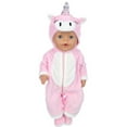 thumbnail image 2 of AmaMary  18 inch Doll Pink Unicorn Outfit & Accessories, Clothes with Socks, Carry Bag & Backpack – Colorful Fall Winter Set for Girls Christmas & Birthday Gift, 2 of 6