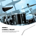 thumbnail image 2 of USHOBE Cowbell Extension Rod Drum Cowbell Holder High Hardness Material 1Set, 2 of 8