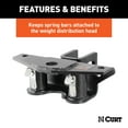 thumbnail image 3 of Curt Manufacturing Weight Distribution Hitch; Round Bar Retainer Package - 17109, 3 of 3