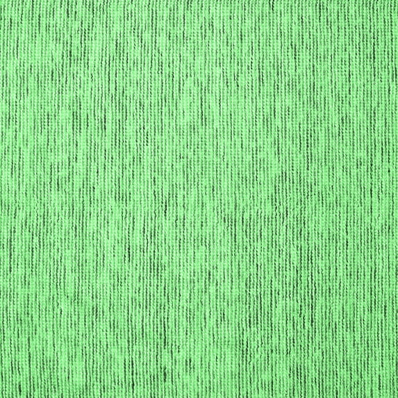 Ahgly Company Indoor Square Abstract Emerald Green Contemporary Area Rugs, 5' Square