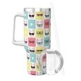 thumbnail image 2 of Goofa Cute French Bulldog Print 40oz Ice Bully With Handle And Straw Stainless Steel Vacuum Insulated Cup And 2 In 1 Straw Lid, 2 of 8