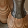 thumbnail image 6 of 3-piece Retro Handmade Rattan Flower Vase, Tall Large Floor Vase, Multicolor Finish, 6 of 7