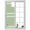 Green, variant on Black Striped Window Privacy Film, Farmhouse Black White Stripes Static Cling UV Sun Blocking Heat Control Window Tint Day and Night, Non-Adhesive Reusable One Way Windows Privacy Cover 17.7''x78.7''