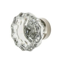 Nostalgic Warehouse 755388 Bright Chrome Crystal Cabinet Knob, 1-3/8"