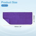 thumbnail image 2 of Uxcell 2pcs 20" x 10" Microfiber Cleaning Cloth Absorbent, Purple, 2 of 7
