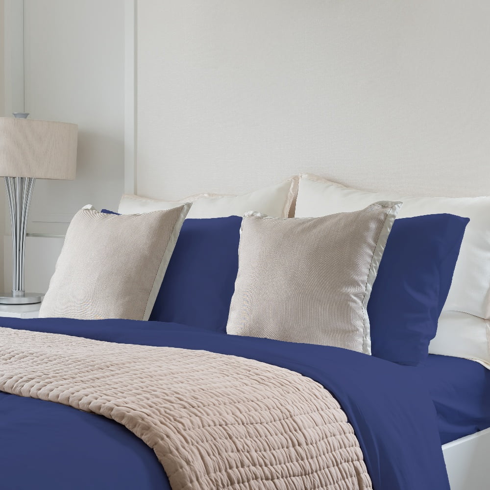 Yougu 4-Piece Sheet Set Oeko-TEX Certified,Viscose Derived from Bamboo,Queen sise,Dark Blue