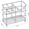 thumbnail image 2 of Soporte para cepillo de dientes para baño, soporte pequeño para pasta de dientes de acero inoxidable, organizador de accesorios de baño Vhermosa ZJWJ458-2, 2 of 3