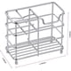 thumbnail image 1 of Soporte para cepillo de dientes para baño, 5 ranuras, organizador de accesorios de baño de acero inoxidable plateado, inoxidable, 1 of 4