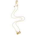 thumbnail image 1 of Collar pendiente Yuyangstore Acero inoxidable Oro 50 cm, 1 of 8