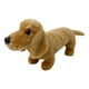 thumbnail image 4 of Muñeco de perro salchicha creativo con reposacabezas y respaldo, juguete de peluche para cachorro. Marrón claro, 4 of 9