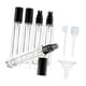 thumbnail image 4 of 5 frascos de perfume de vidrio, contenedores de fragancia, 10 ml con dispensador, resistentes Negro, 4 of 9