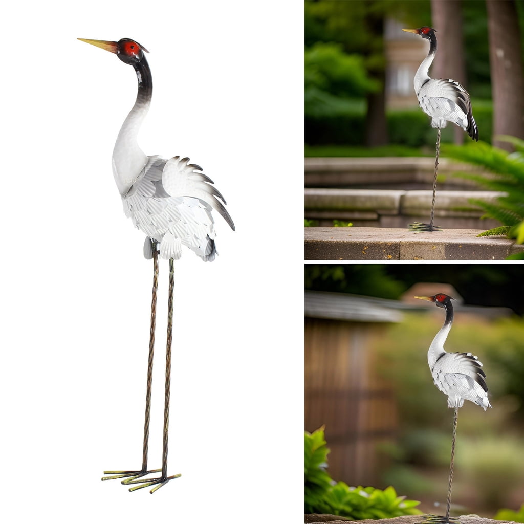 Naturalistic Artistic Garden Statues Metal Ornaments Fit for Outdoor Pond Decoration Patios Landscape Yard Embellishment
