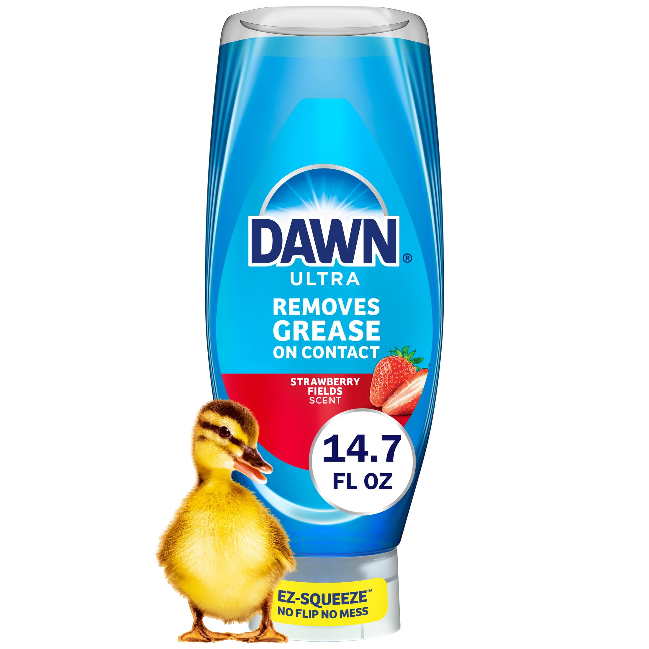 (8 pack) Dawn UltraEZ Squeeze Dish Soap Strawberry Fields, 14.7oz