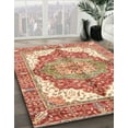 thumbnail image 3 of Ahgly Company Machine Washable Indoor Rectangle Abstract Grapefruit Red Area Rugs, 2' x 4', 3 of 7
