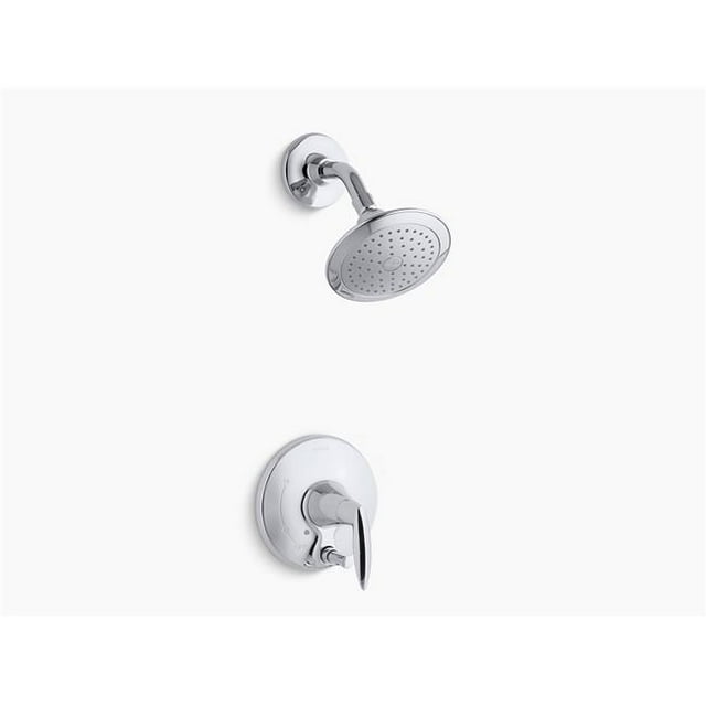 Kohler K-T45108-4-CP Alteo Rite-Temperature Shower Trim Set with Push-Button Diverter - Polished Chrome