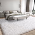 thumbnail image 2 of Janvonne 6x9 Red Fluffy Shag Area Rug, Ultra Soft Plush Fuzzy Shaggy Carpet for Living Room Bedroom, Non-Slip Floor Rug for Kids Girls Room Nursery, Cozy Indoor Home Decor, 2 of 8