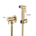 thumbnail image 3 of Stainless Steel Handheld Toilet Bidets Sprayer Shattaf Set with Filling Valve, 3 of 8