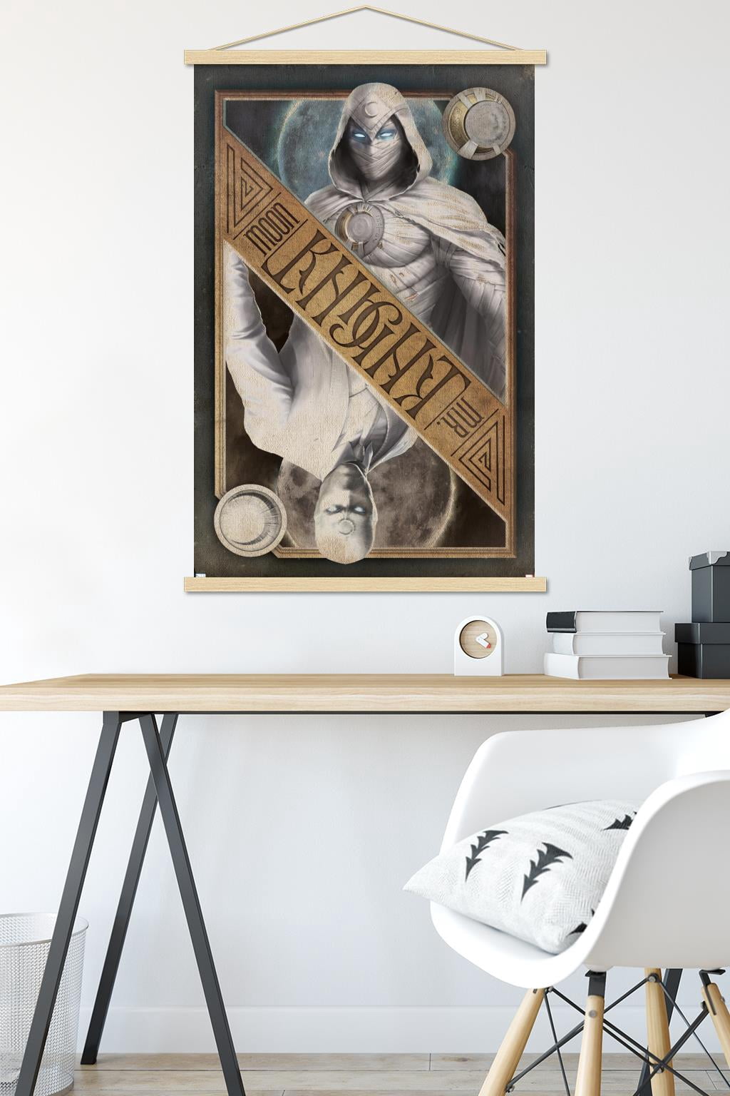 Marvel Moon Knight - Card Wall Poster with Magnetic Frame, 22.375" x 34"