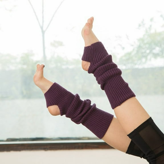 Raindrops  Dance Leg Cover Dark Purple Warmers Protective Child