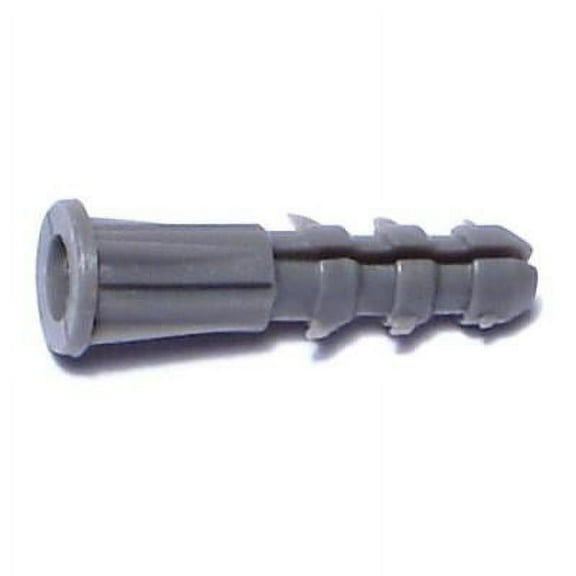 #6 to #8 x 7/8" Ribbed Plastic Anchors WAP-027 (100 pcs)