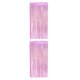 thumbnail image 2 of KAKOWELY 2 cortinas con flecos de aluminio, serpentinas, decoraciones para fiestas, cortina de oropel con flecos, fondo para fiestas, 2 of 4