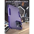 thumbnail image 2 of Poetic Neon Case for iPhone 14 Pro, Dual Layer Heavy Duty Drop Protection, Purple, 2 of 6