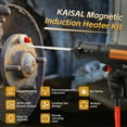 thumbnail image 2 of Magnetic Induction Heater Kit, 1500W 110V 4 Coil Rusty Bolt Screw Removing Tool, Handheld Automotive Flameless Heater for Car Truck Boat, 2 of 13