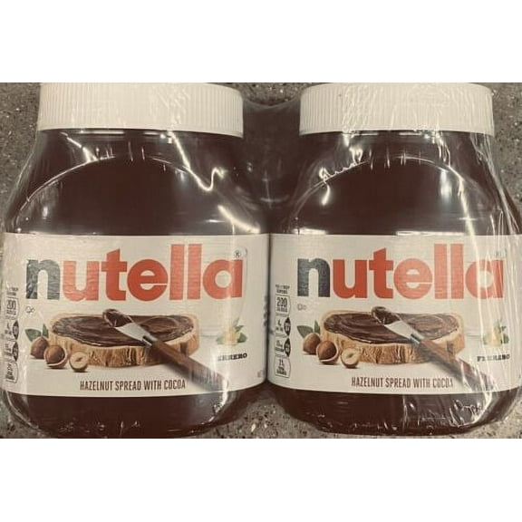Nutella Hazelnut Spread With Cocoa Twin Pack 26.5 oz - 2 JARS