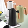 thumbnail image 1 of Xihbxyly Olla Térmica Inteligente, Doble Revestimiento de Vidrio, Gran Retención de Calor, Botón de Vertido Fácil de Presionar, Diseño Antigoteo, Mango de Madera de Haya, para Uso En Casa o En La Ofi, 1 of 6